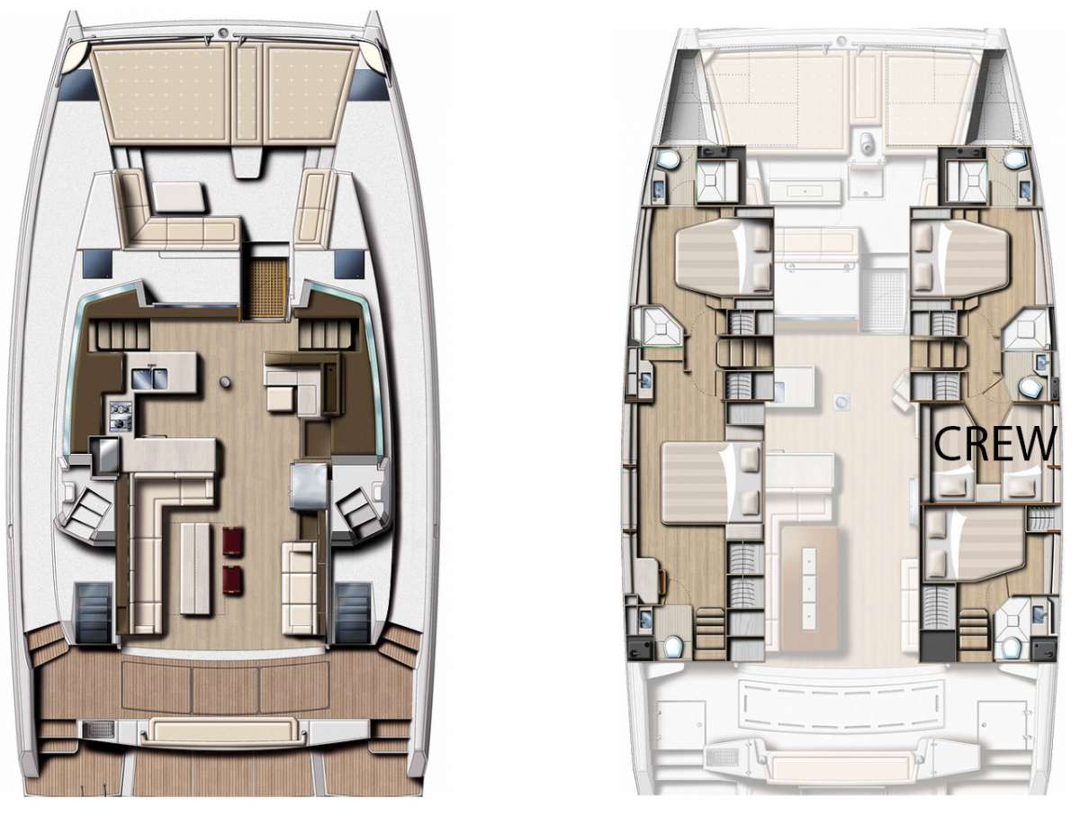 Yacht Charter LOCATION 5.4 Layout