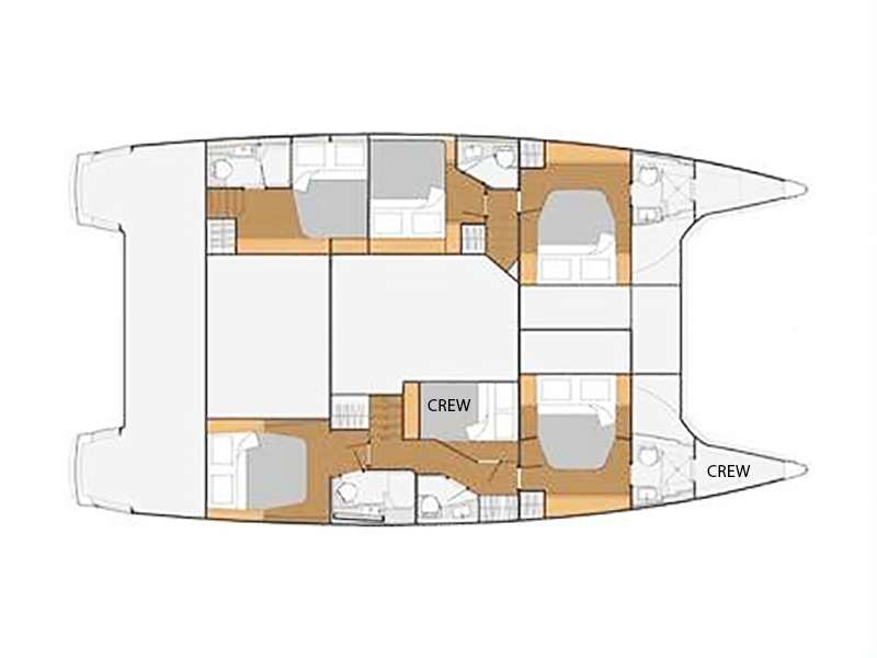 Yacht Charter DEVINE SAILING Layout