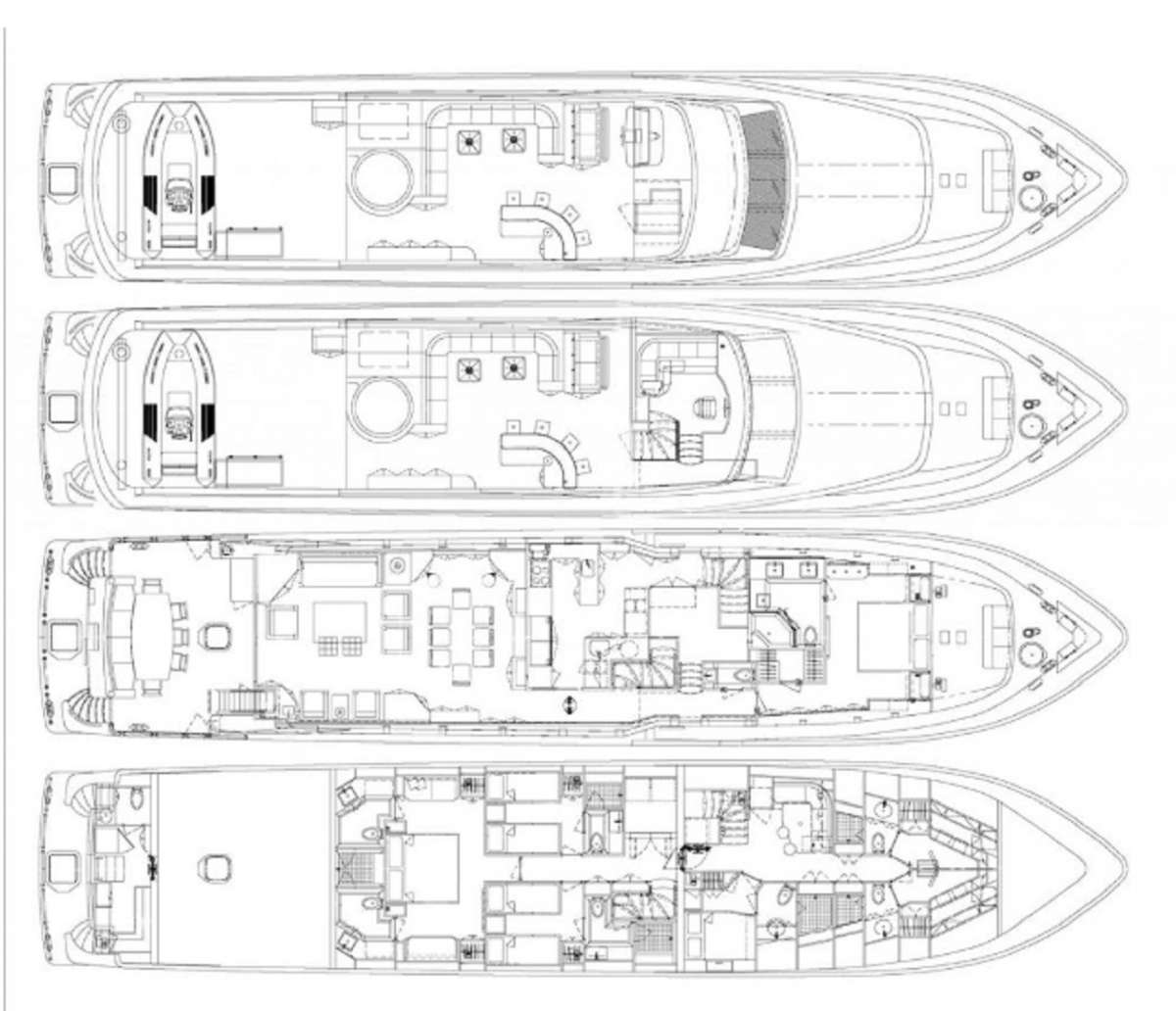 Yacht Charter CYNDERELLA Layout