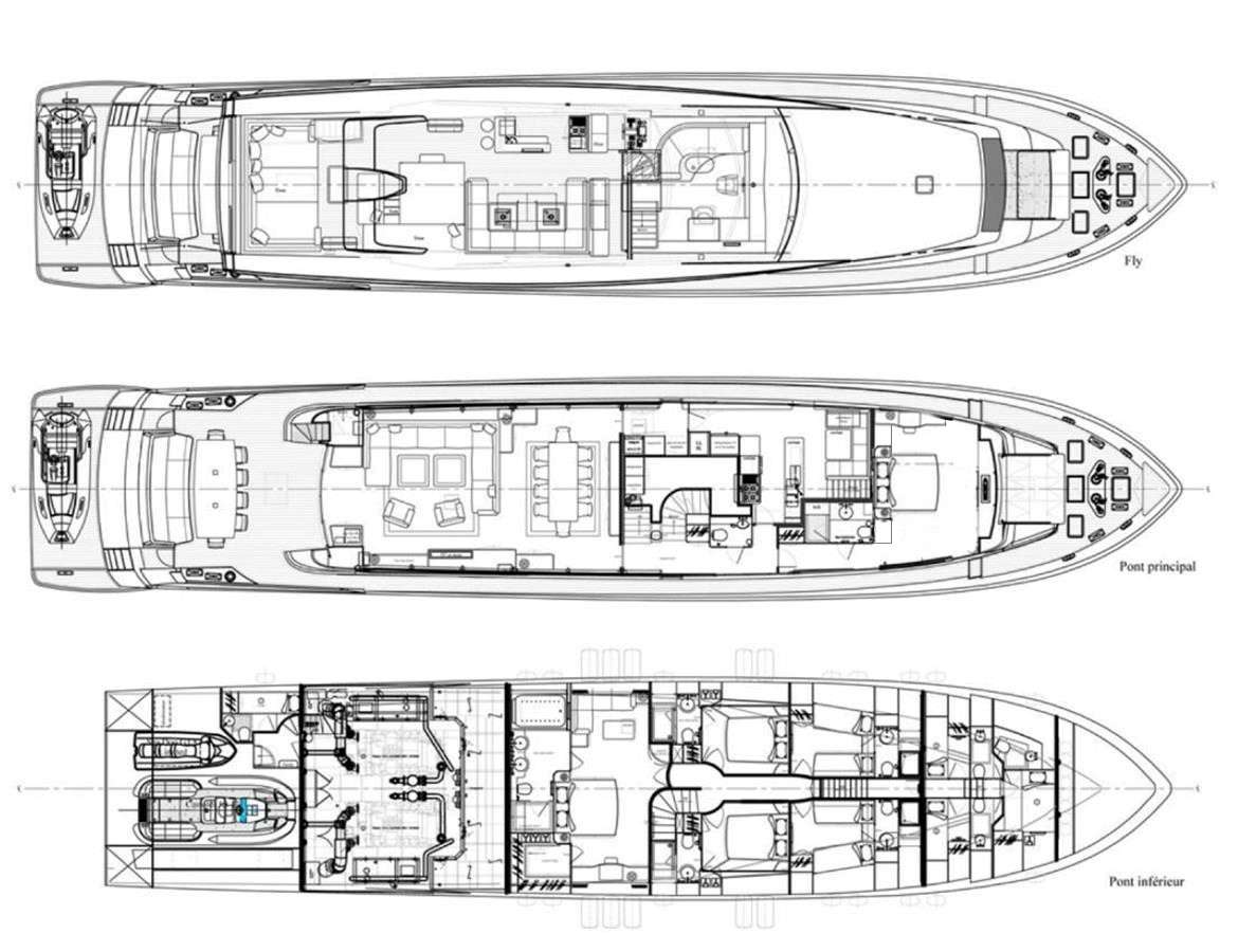 Yacht Charter HAKUNA MATATA Layout