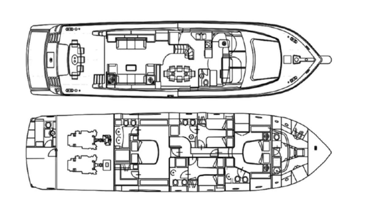 Yacht Charter SALTY Layout