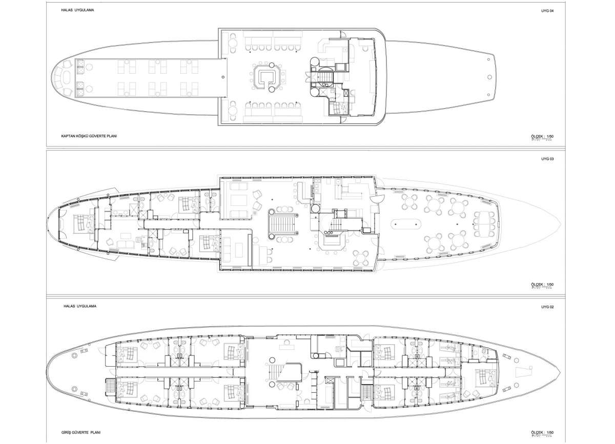 Yacht Charter HALAS 71 Layout
