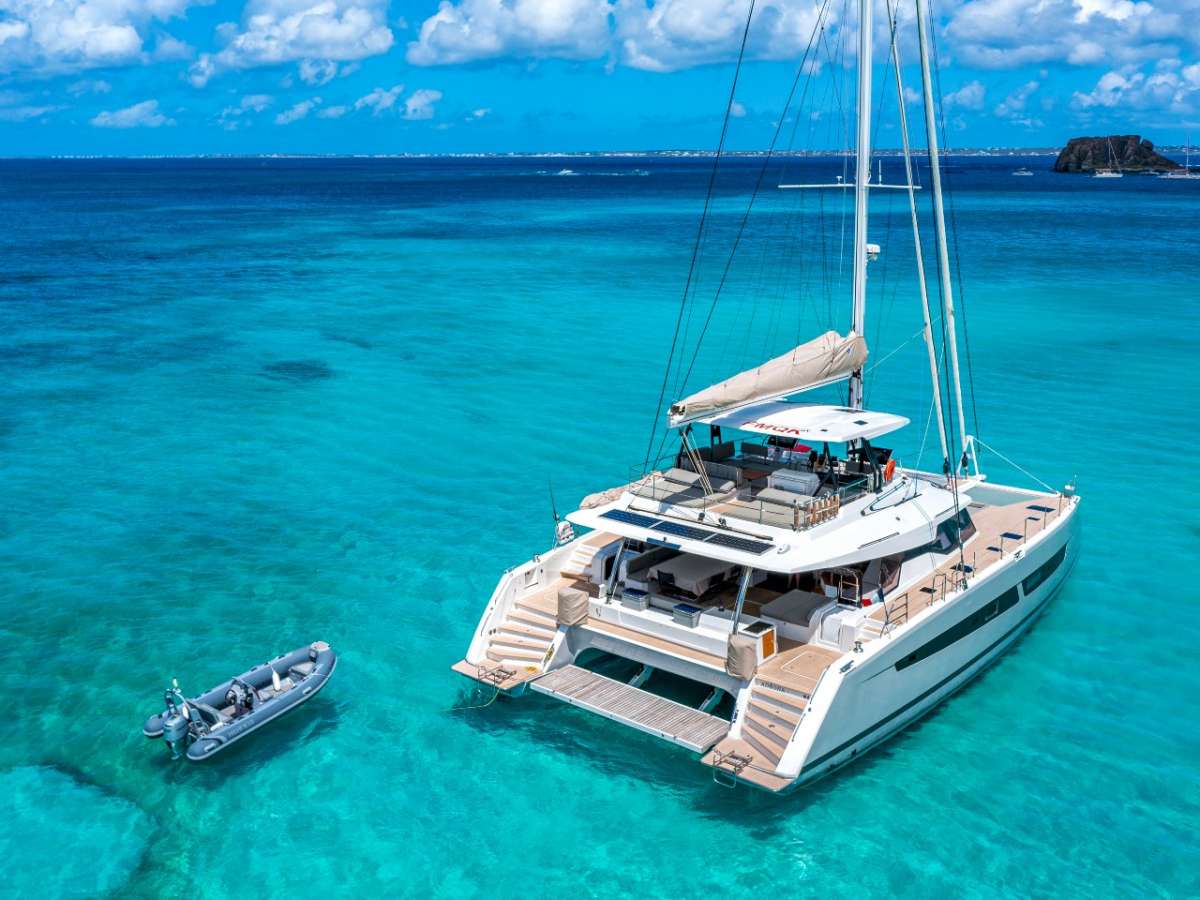 Aft deck and Tender