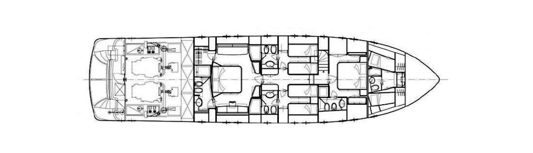 Yacht Charter ALEGRIA Layout