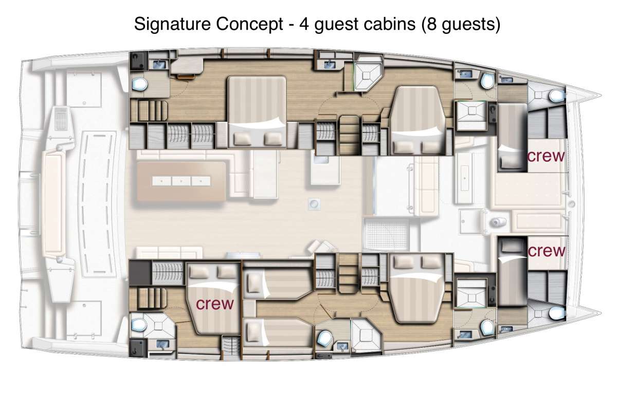 Yacht Charter Signature Concept Layout