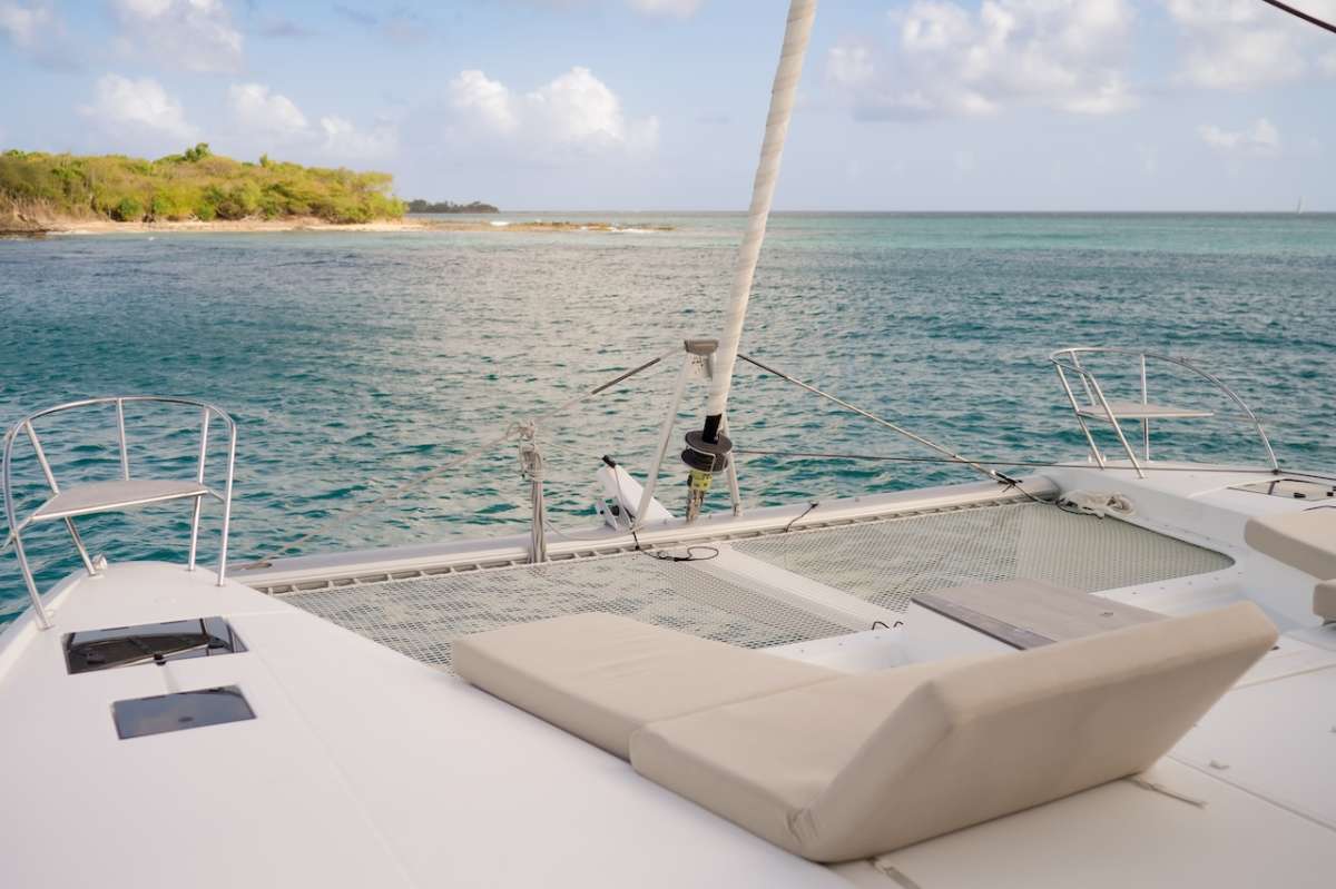Foredeck lounge area