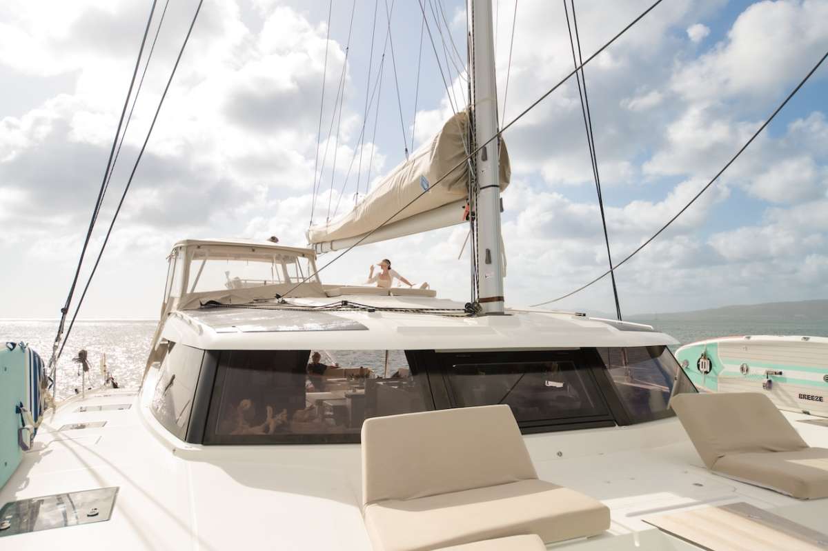 Aft view from foredeck