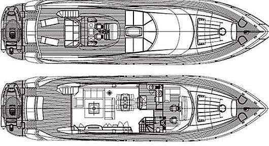 Yacht Charter Stella 117 Layout