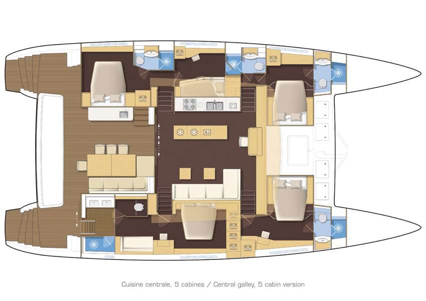 Yacht Charter ARION Layout