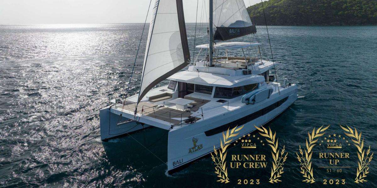 “Where Will Your Dreams Take You”
Atlas will accommodate 8 charter guests in 3 spacious queen cabins and 1 sprawling master cabin for those who desire more space. She is a 2023 sailing catamaran offering solar panels, air conditioning, water maker, ice maker, full sized refrigerator, a fully customizable menu, ecofriendly and reef safe toiletries, a bar stocked to guest preference, coffee/espresso machine, rendezvous scuba diving, snorkeling gear, 4 underwater scooters, subwing, wakeboard, 2 stand up paddle boards, 10 ft. floating dock, towable tube, pool noodles, fishing gear, board and card games, television in the salon, Fusion 3 Bluetooth enabled sound system and Atlas giveaways. Atlas is an award-winning yacht, having taken home the following awards: 2023 USVI Charter Yacht Show - Best in Class 51' to 60' Runner Up and Best Crew - Overall Runner Up.