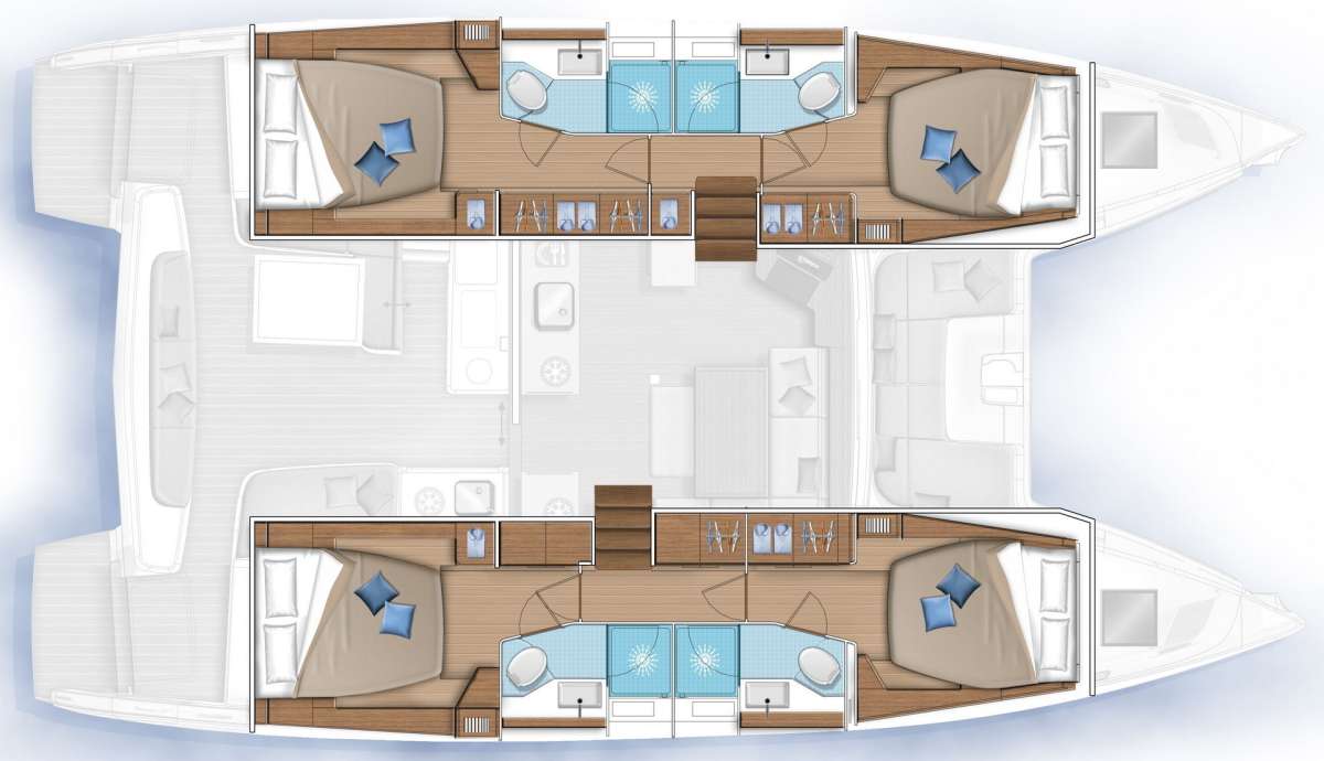 Yacht Charter Omnia Layout