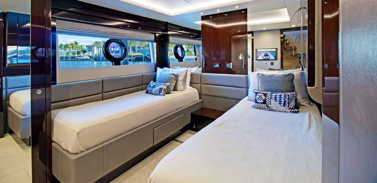 Two Twin Convertible to Queen Staterooms