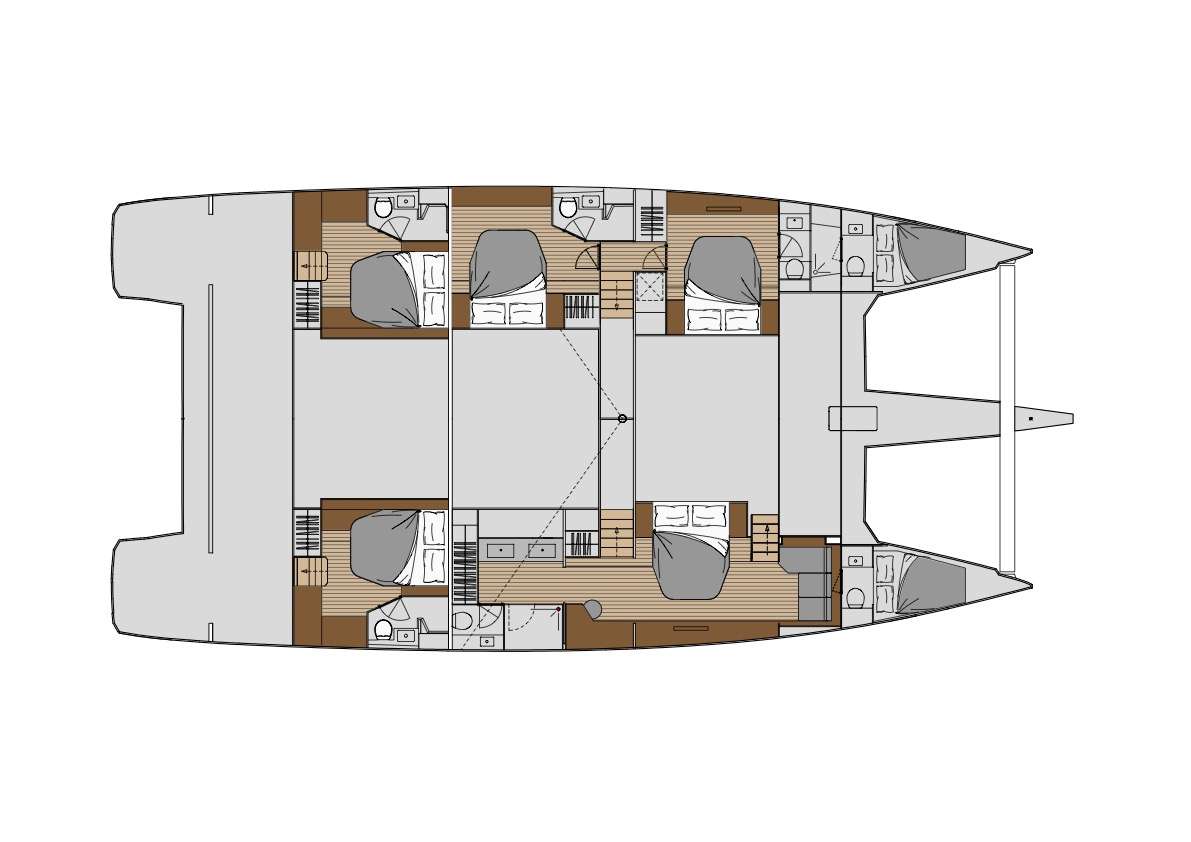 Yacht Charter DOLLY Layout