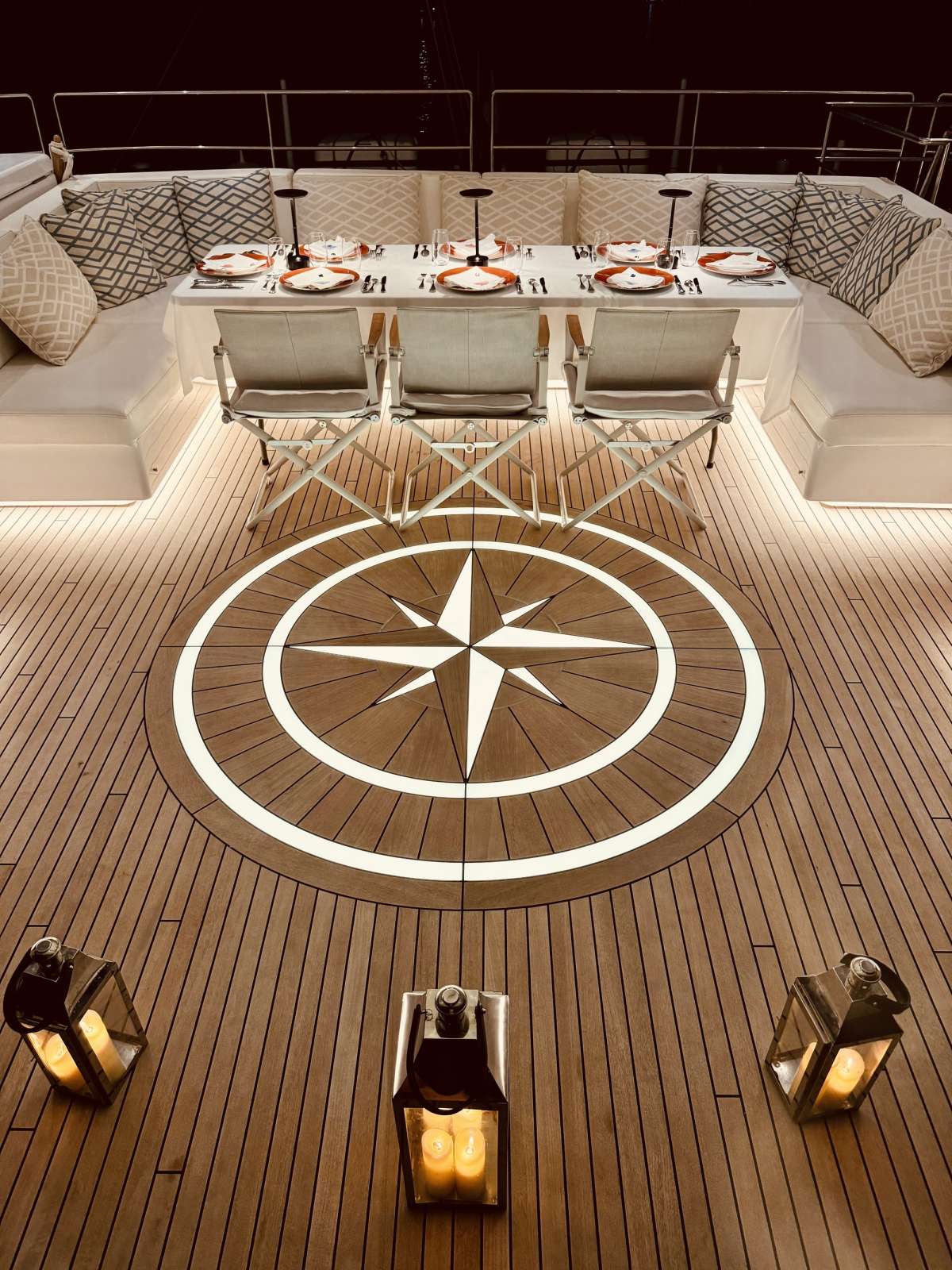 Flybridge dinner