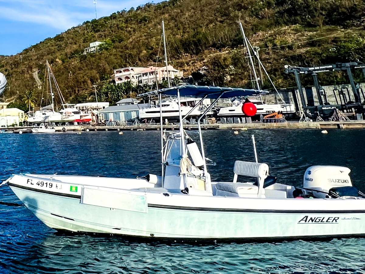 Tow behind Angler speed boat