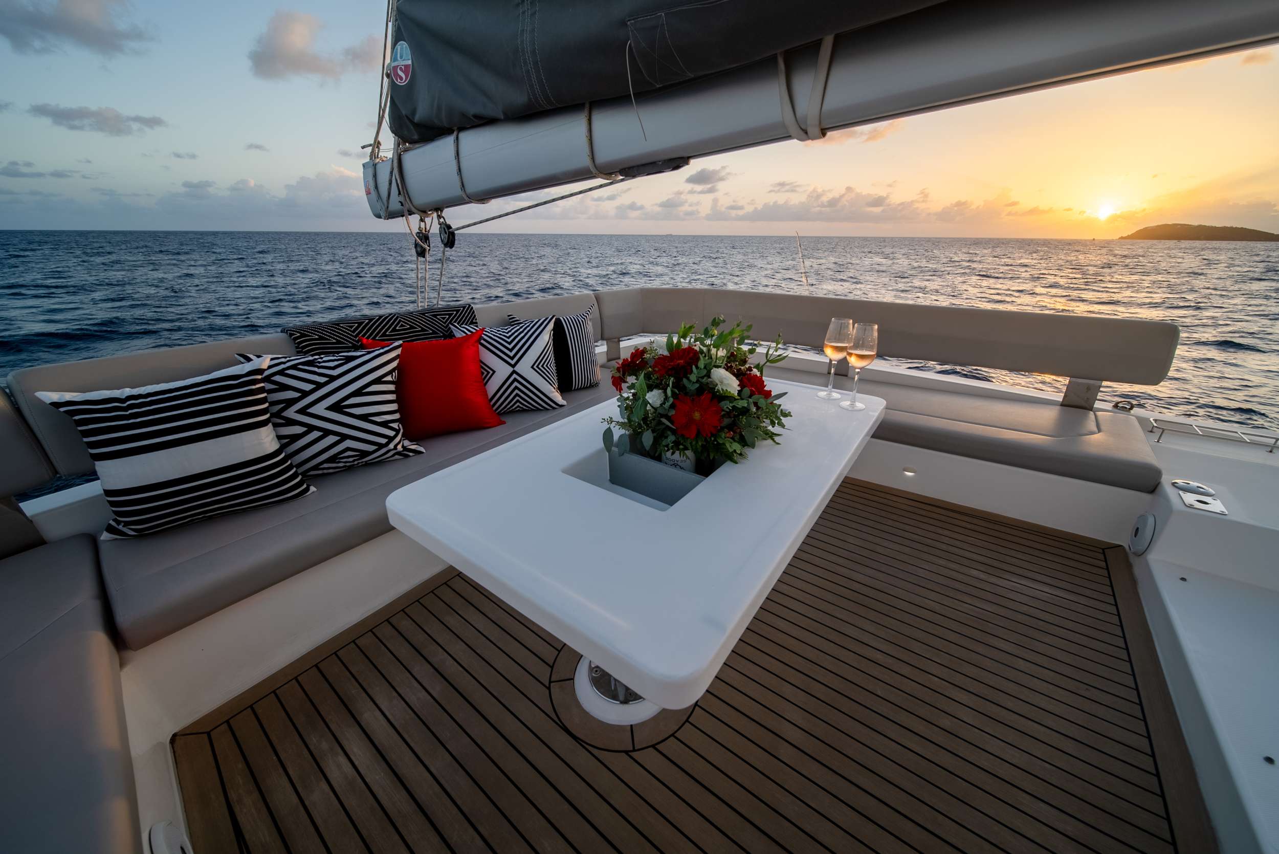 Flybridge sunsets