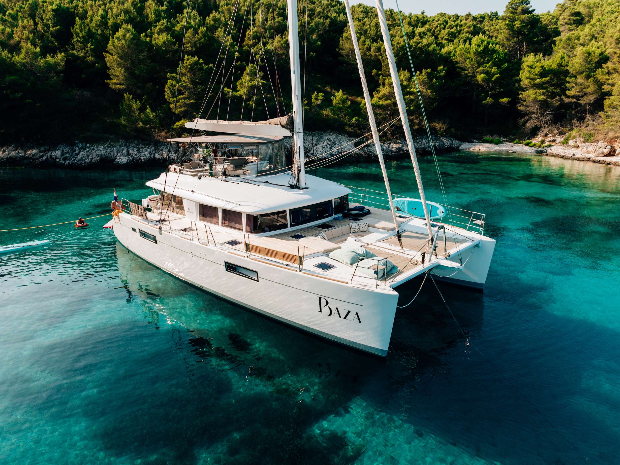 Baza, a 2015  available for charter.
