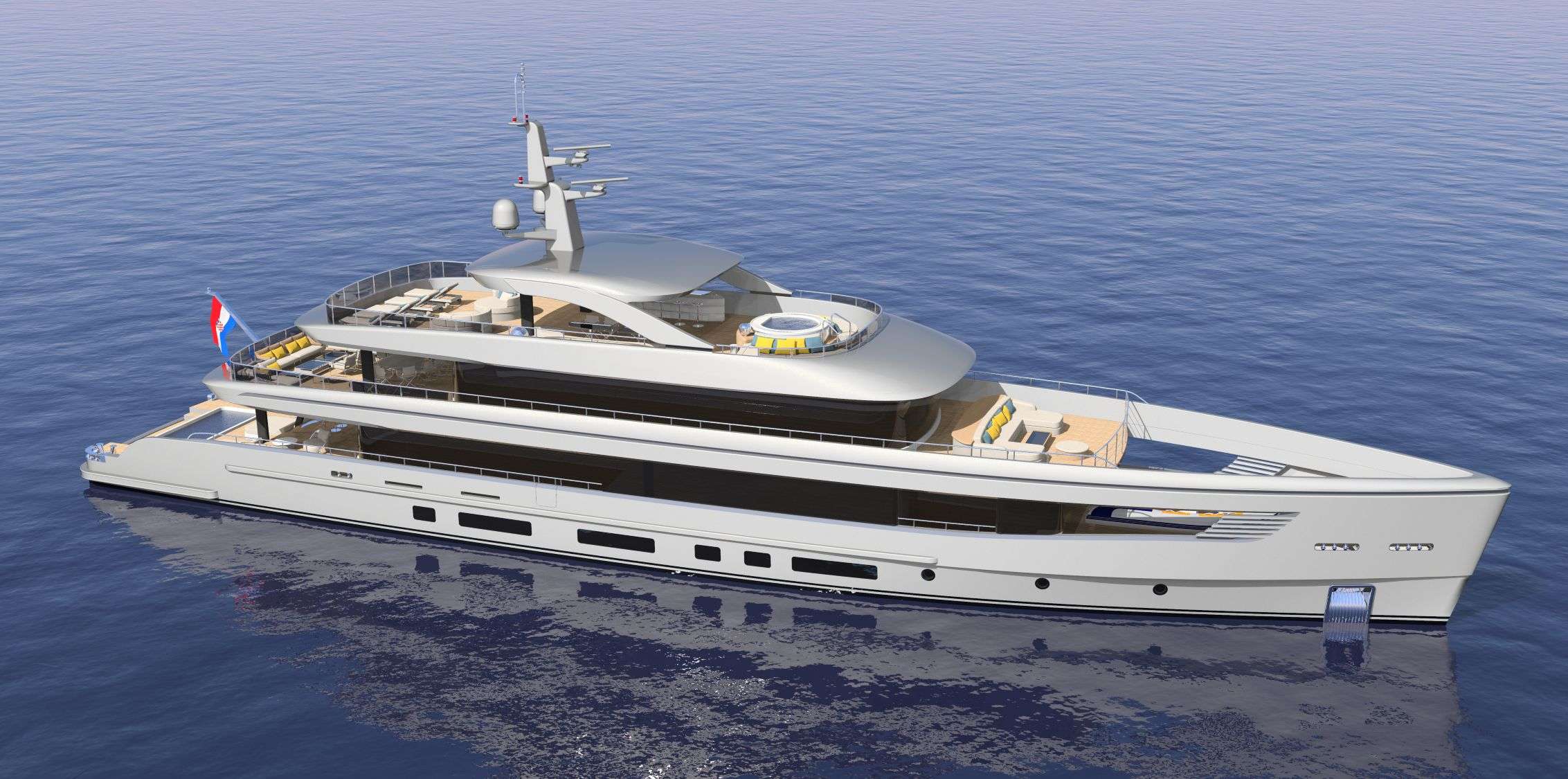 AXA, a 2026  available for charter.