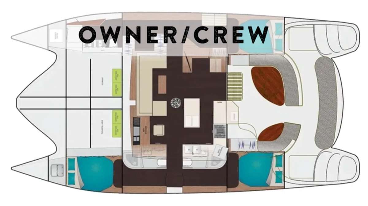 Explore the layout and specifications for STELLA BLUE, a 50 ft Sailing Monohull