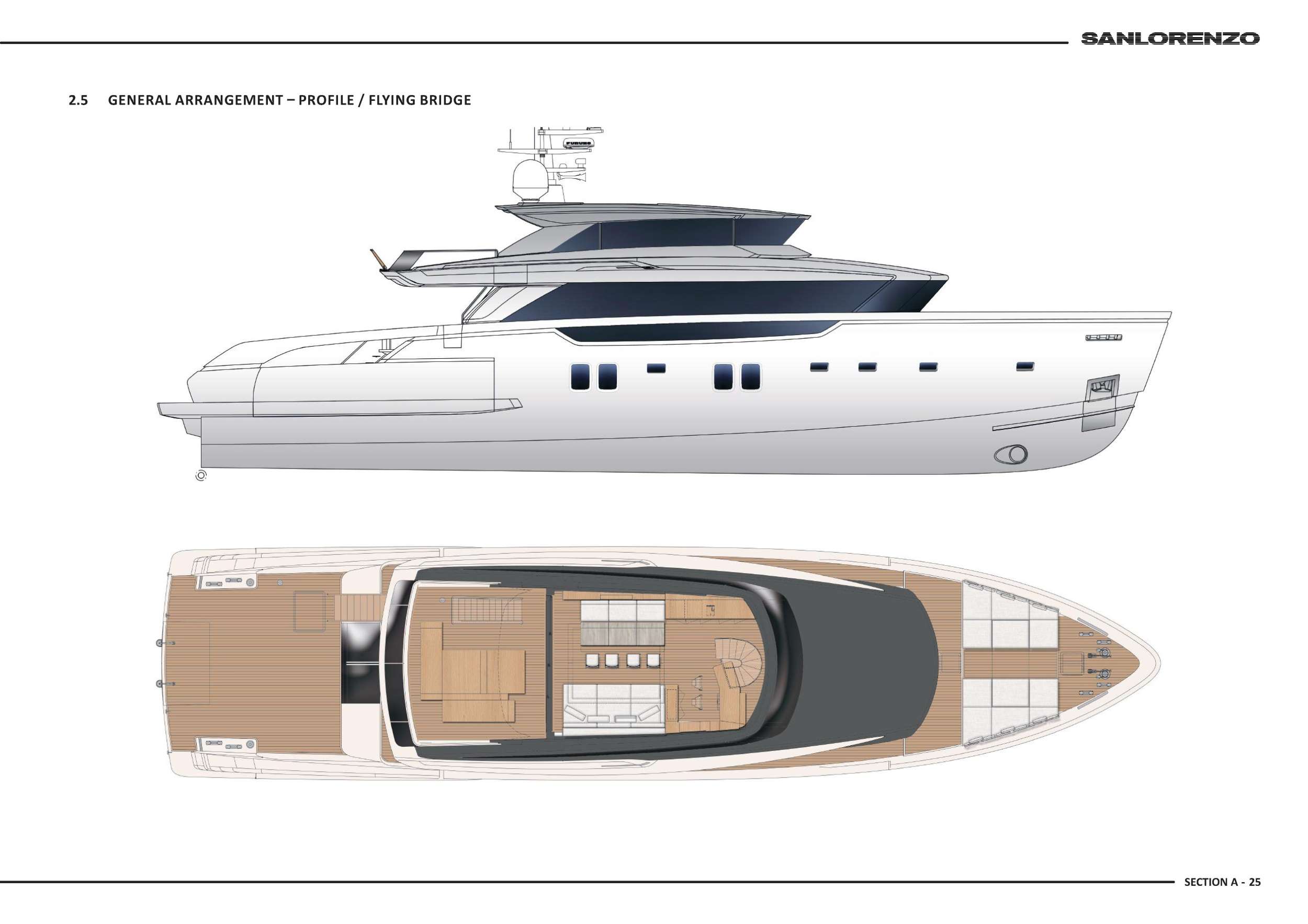Explore the layout and specifications for NECTAR, a 111 ft Motor Yacht