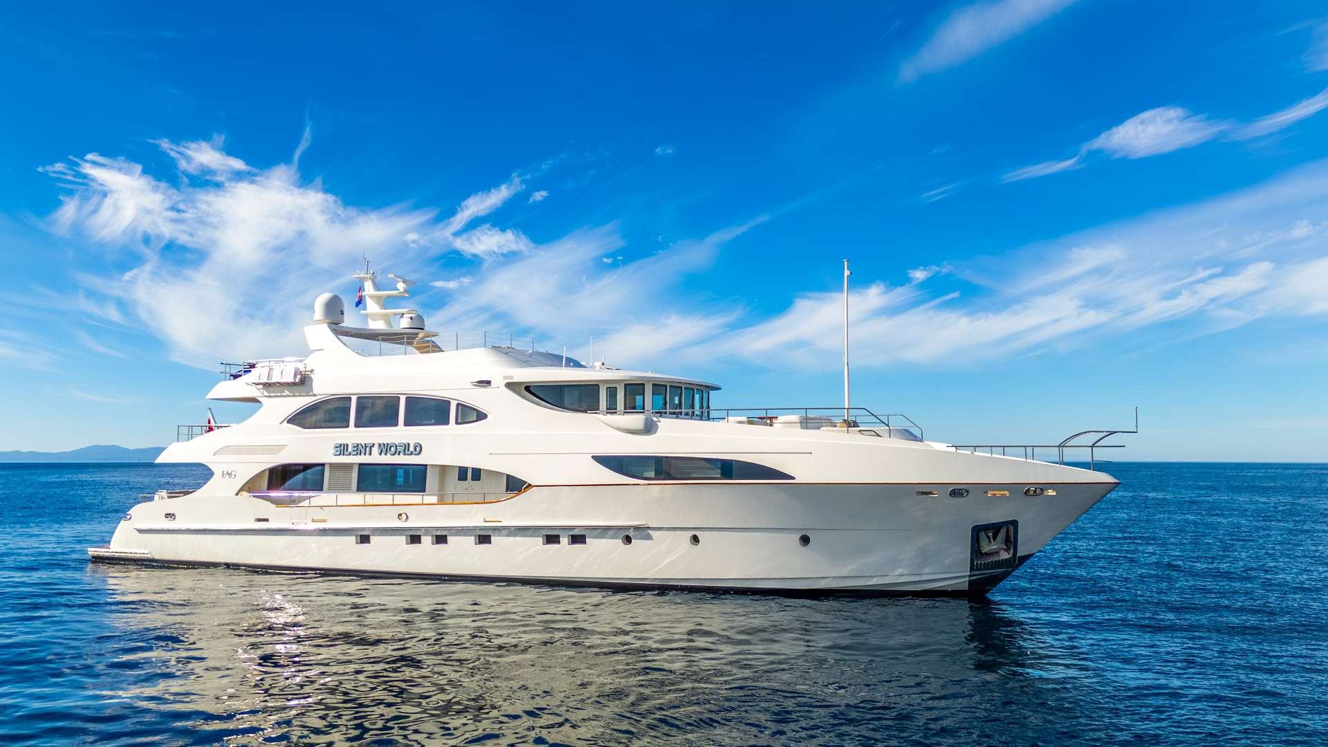SILENT WORLD, a 127 ft Motor Yacht, available for luxury crewed charter