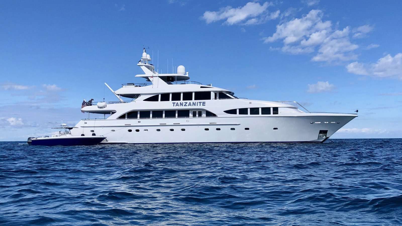 TANZANITE, a 145 ft Motor Yacht, available for luxury crewed charter