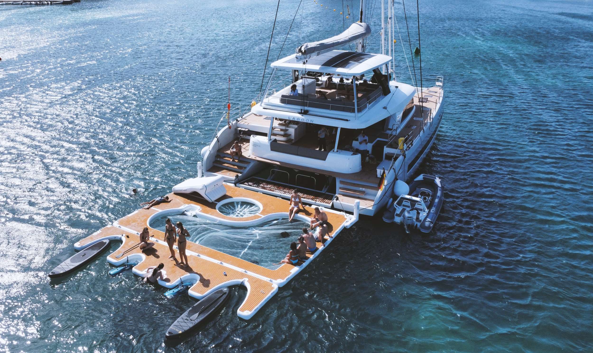 Triwing Endor - Summer, a 65 ft Sailing Catamaran, available for luxury crewed charter