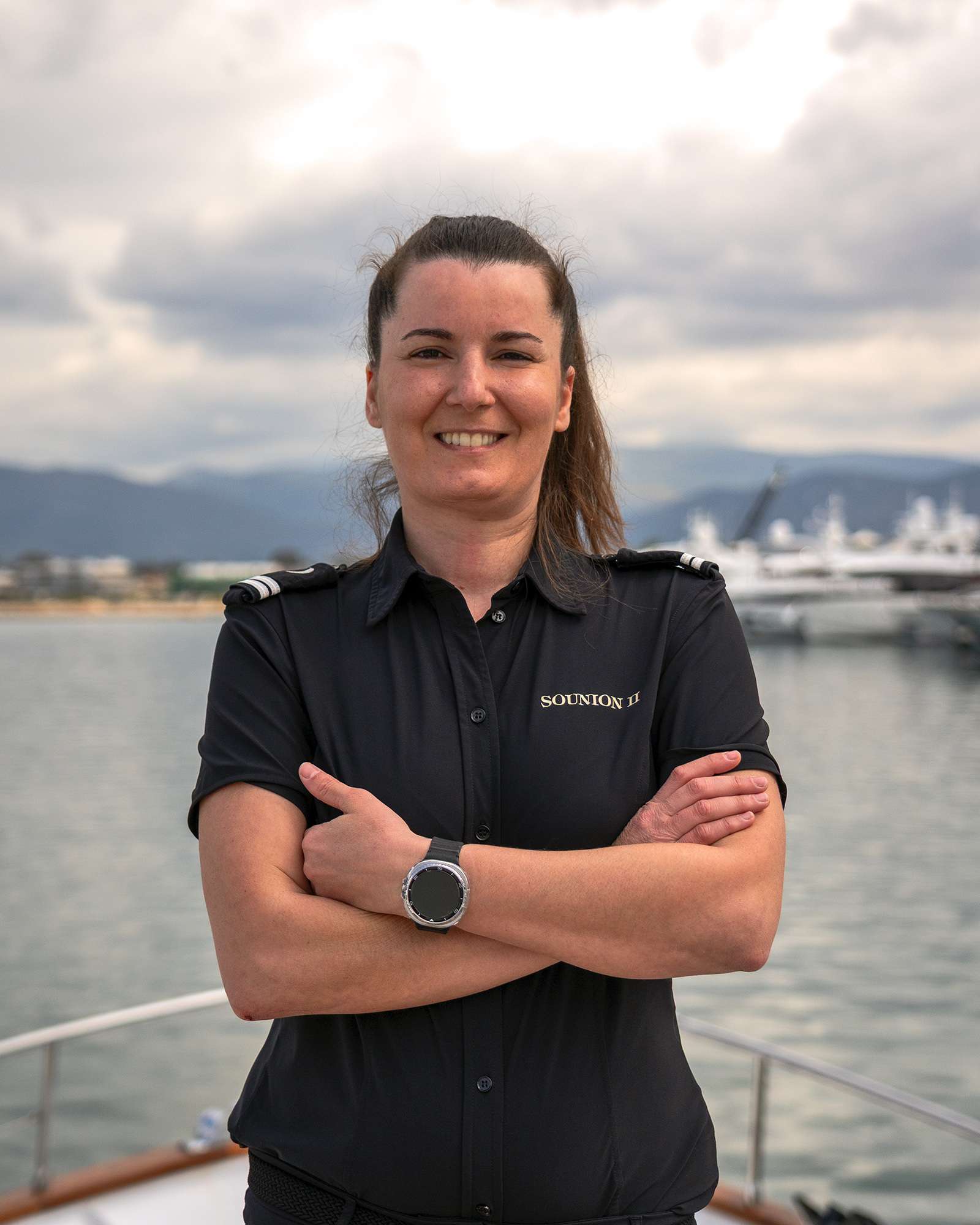 Stewardess Charikleia Papargiriou