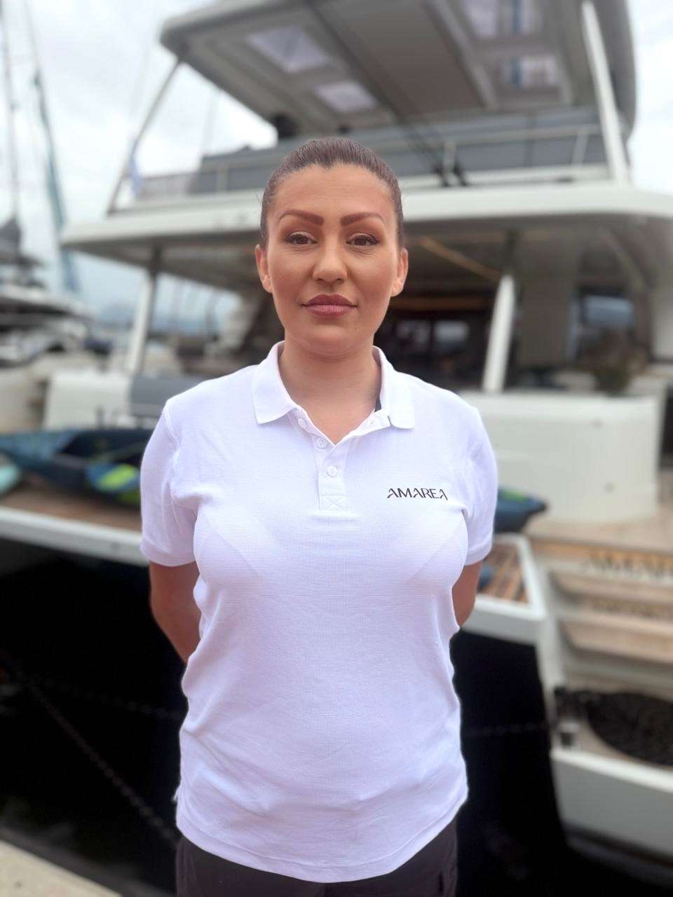 Stewardess Magdalena Ivanova