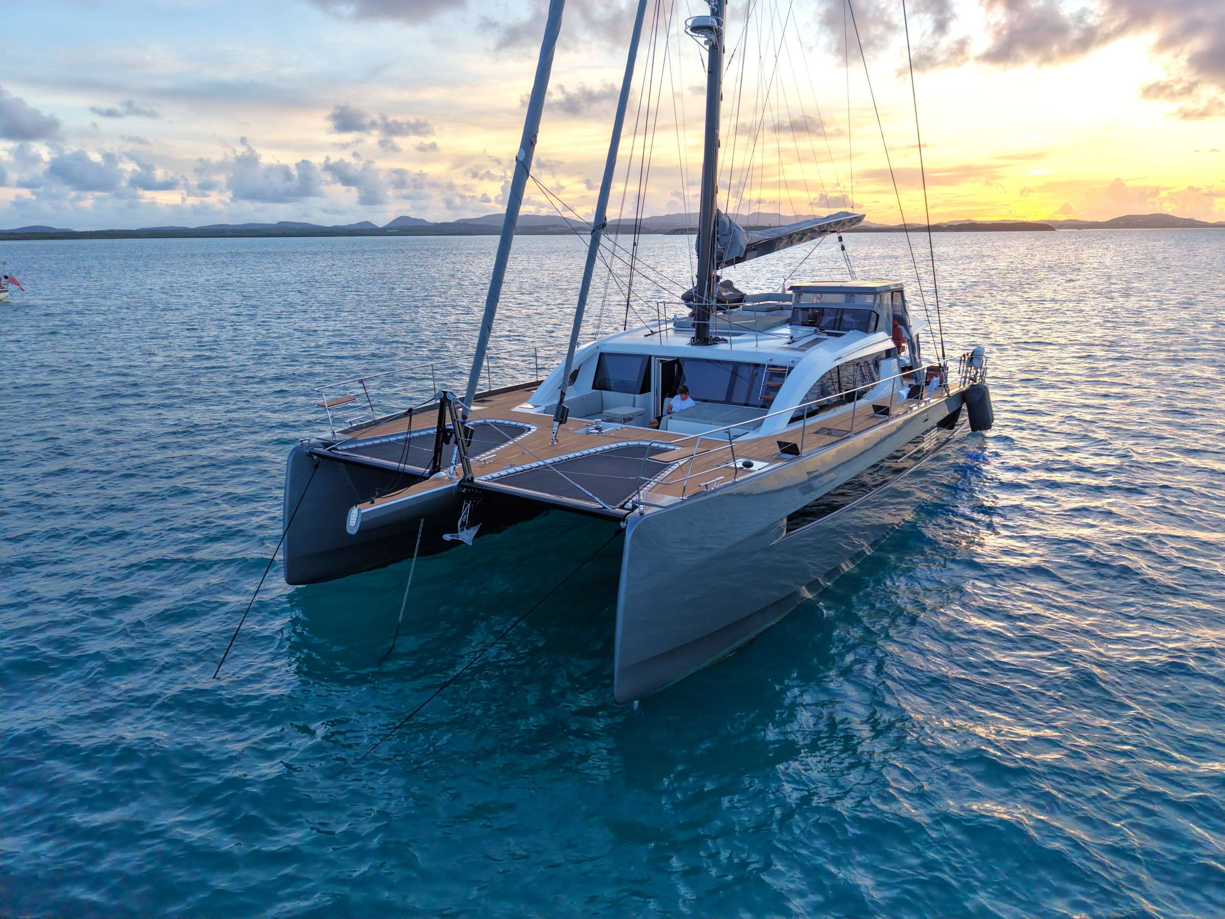 MYMLAN II, a 58 ft Sailing Catamaran, available for luxury crewed charter