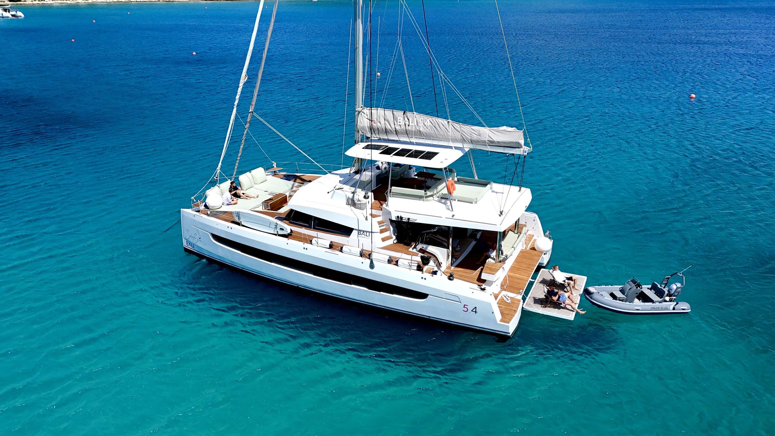 Mastermind , a 53 ft Sailing Catamaran, available for luxury crewed charter
