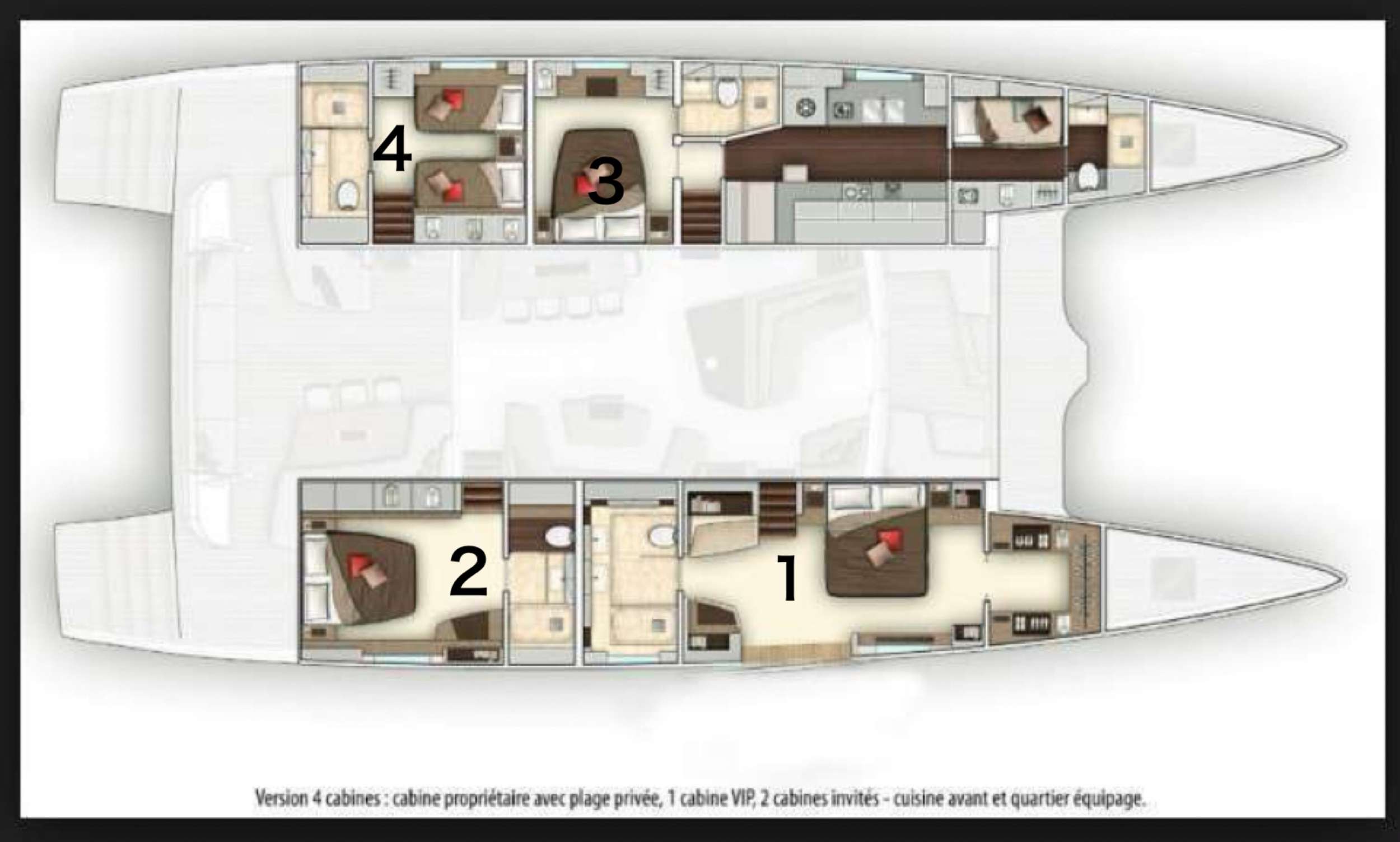 Yacht layout