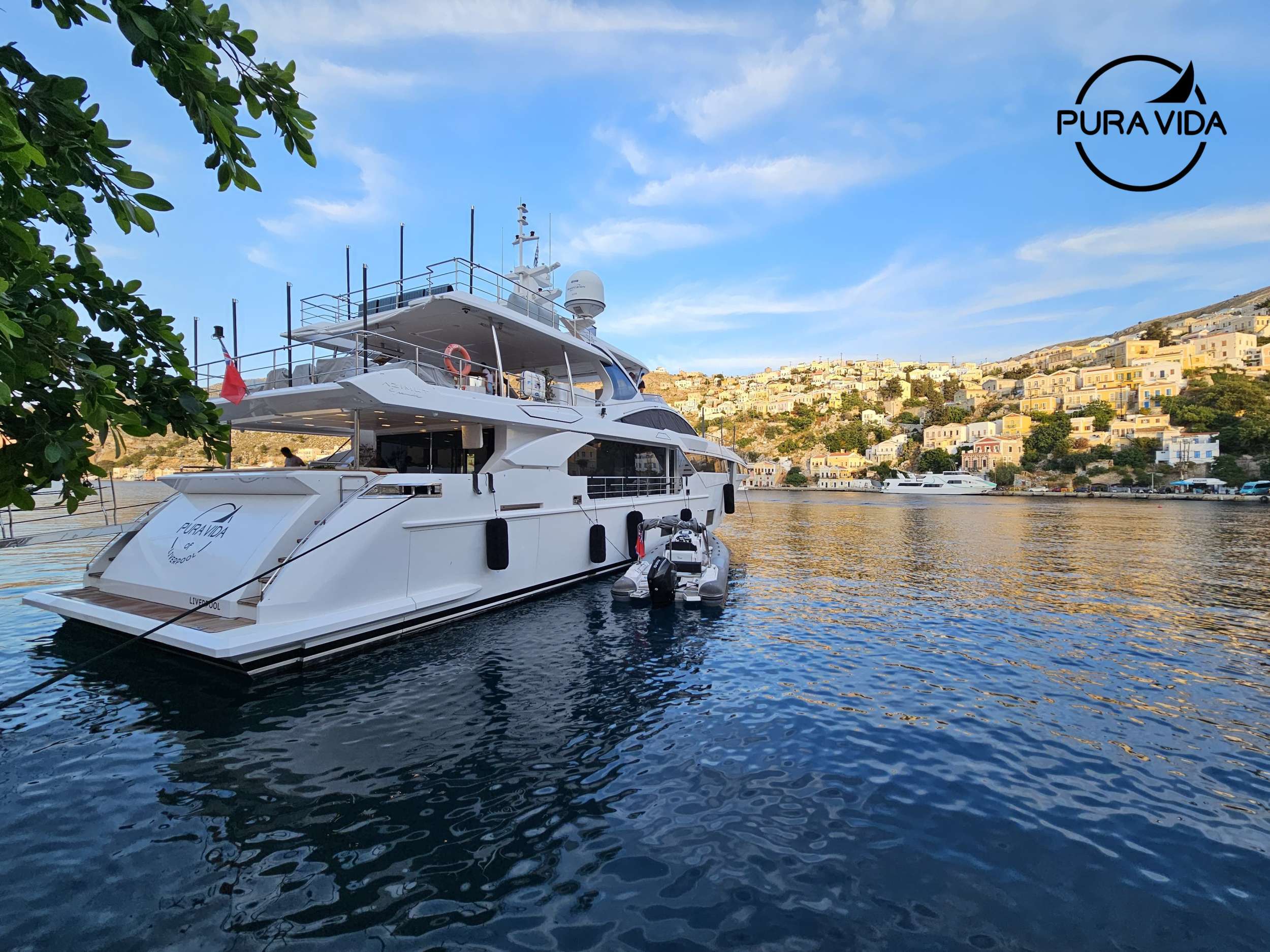 PURA VIDA, a 114 ft Motor Yacht, available for luxury crewed charter