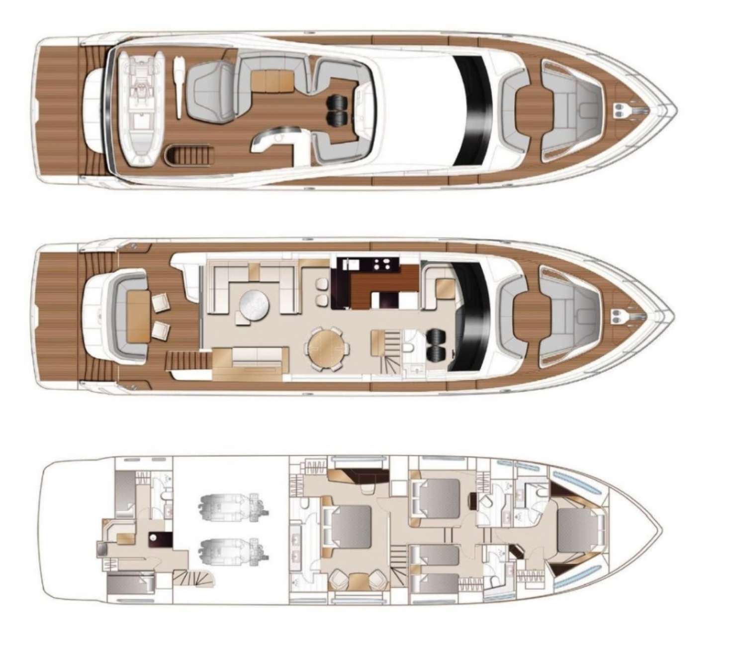 Explore the layout and specifications for Record Year, a 85 ft Motor Yacht