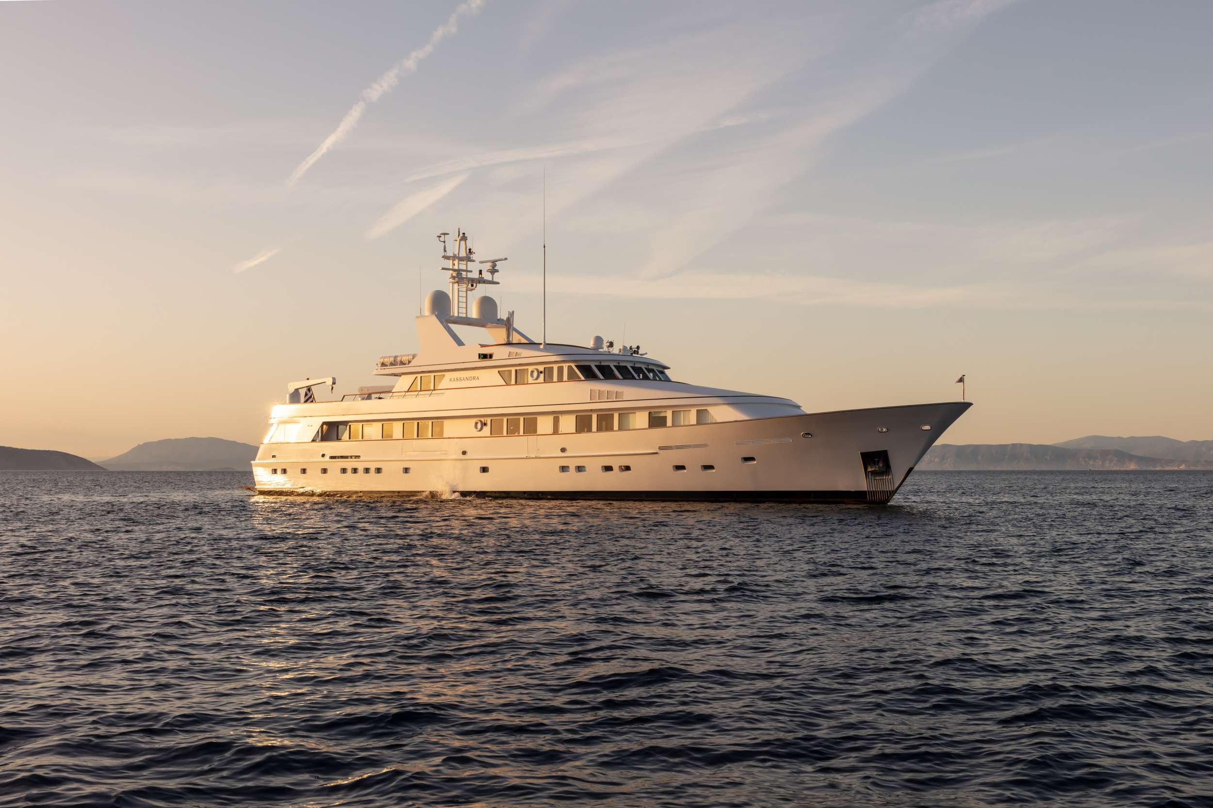 Kassandra, a 155 ft Motor Yacht, available for luxury crewed charter