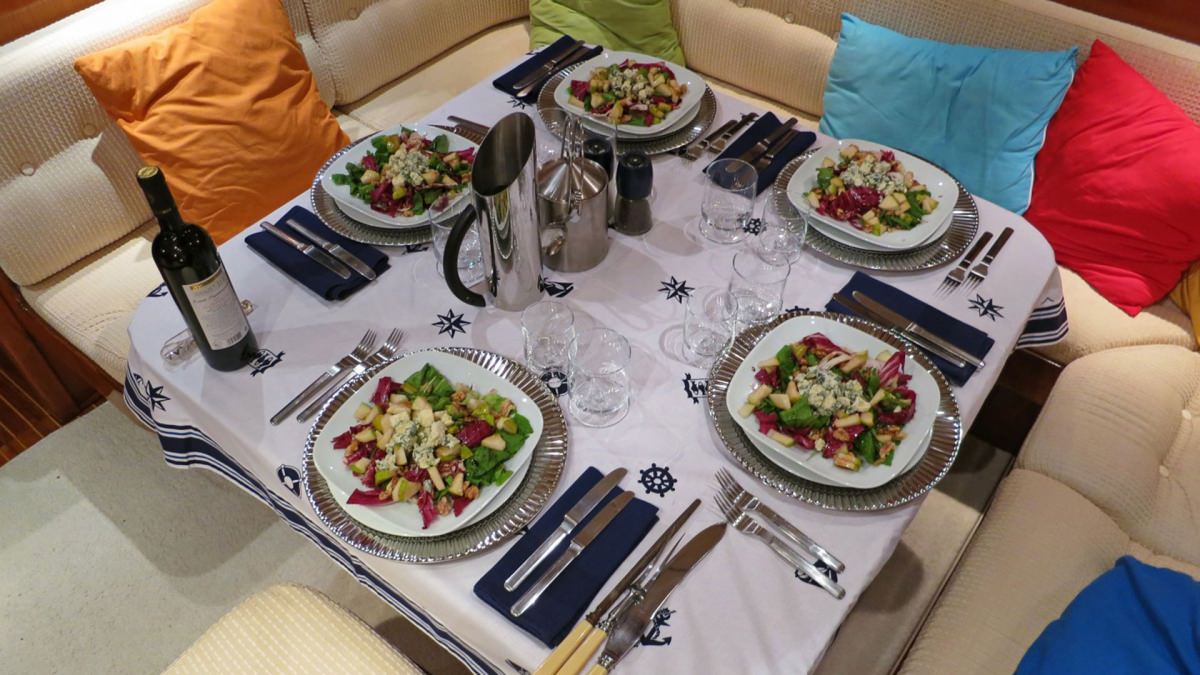 Dinner on Aft Deck