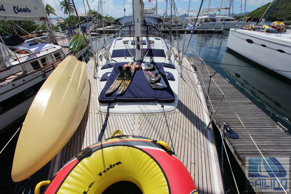 SAYANG Yacht Charter - Water sports gear on the bow
