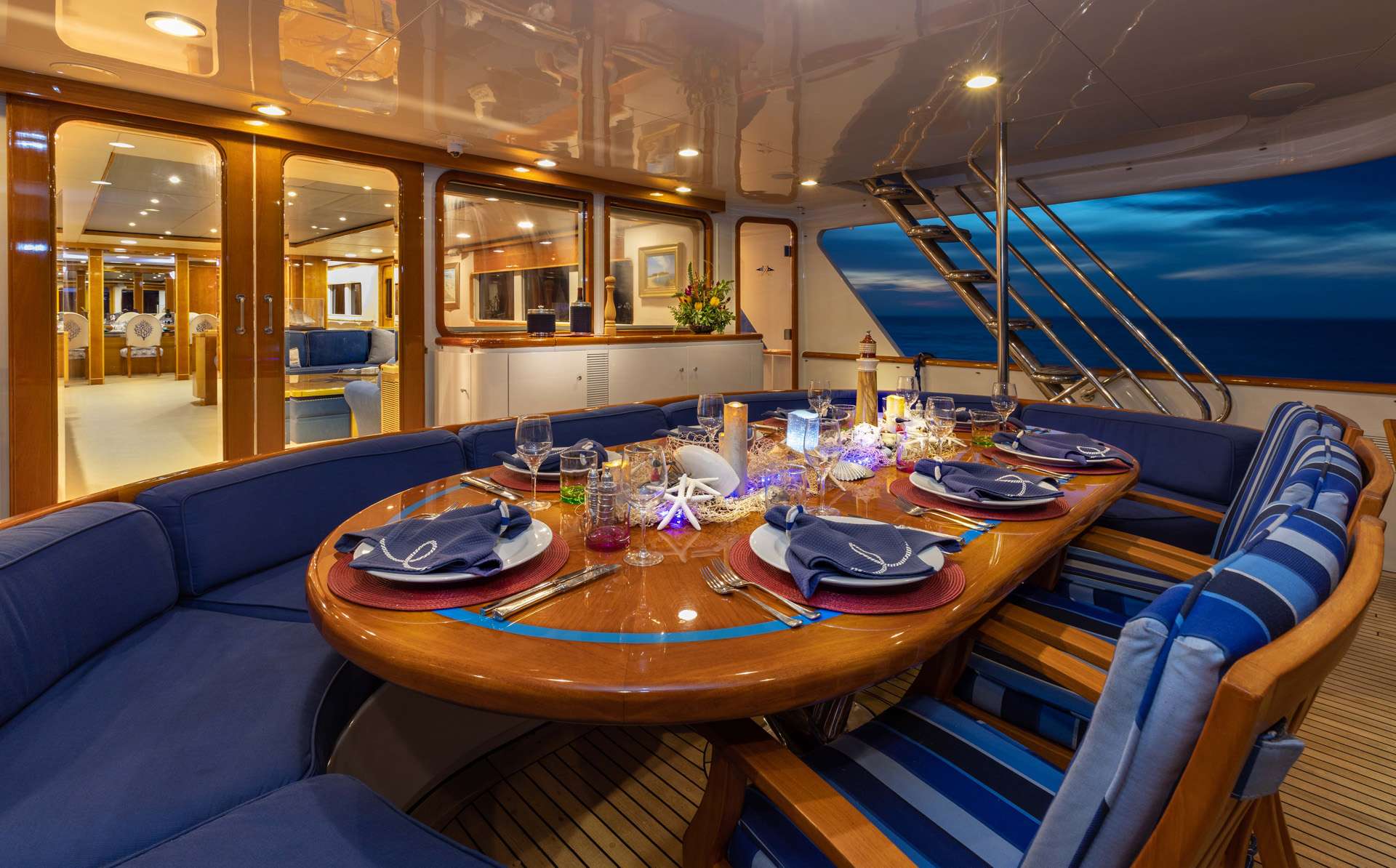 RENA Yacht Charter - Aft Deck