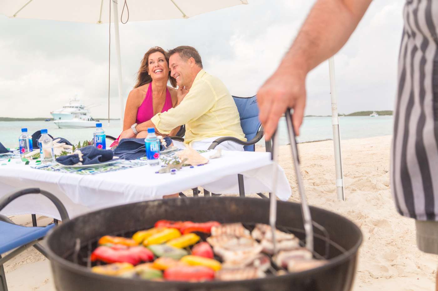 LADY J Yacht Charter - Beach Barbecue