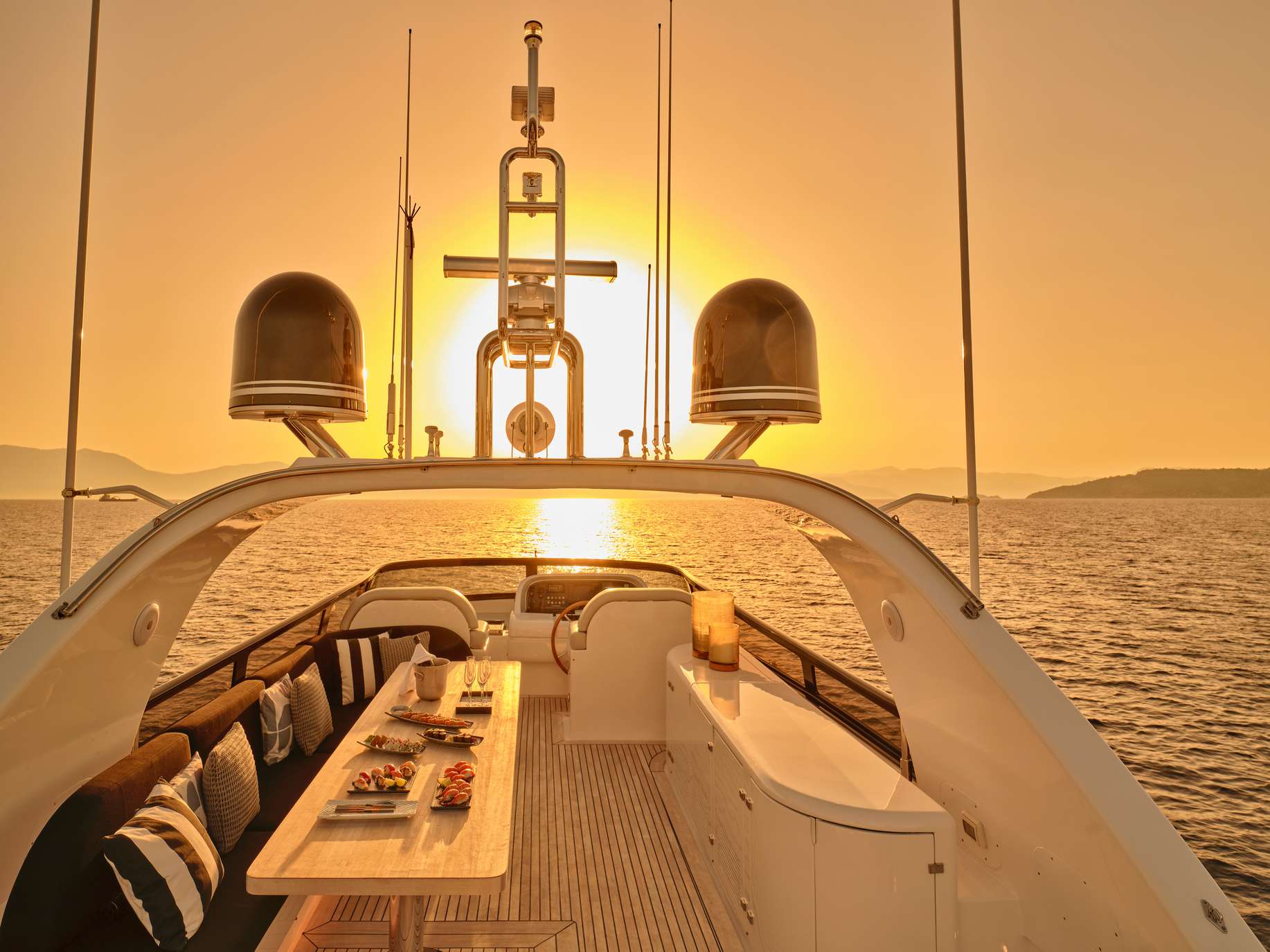 IRENE'S Yacht Charter - Aft Deck