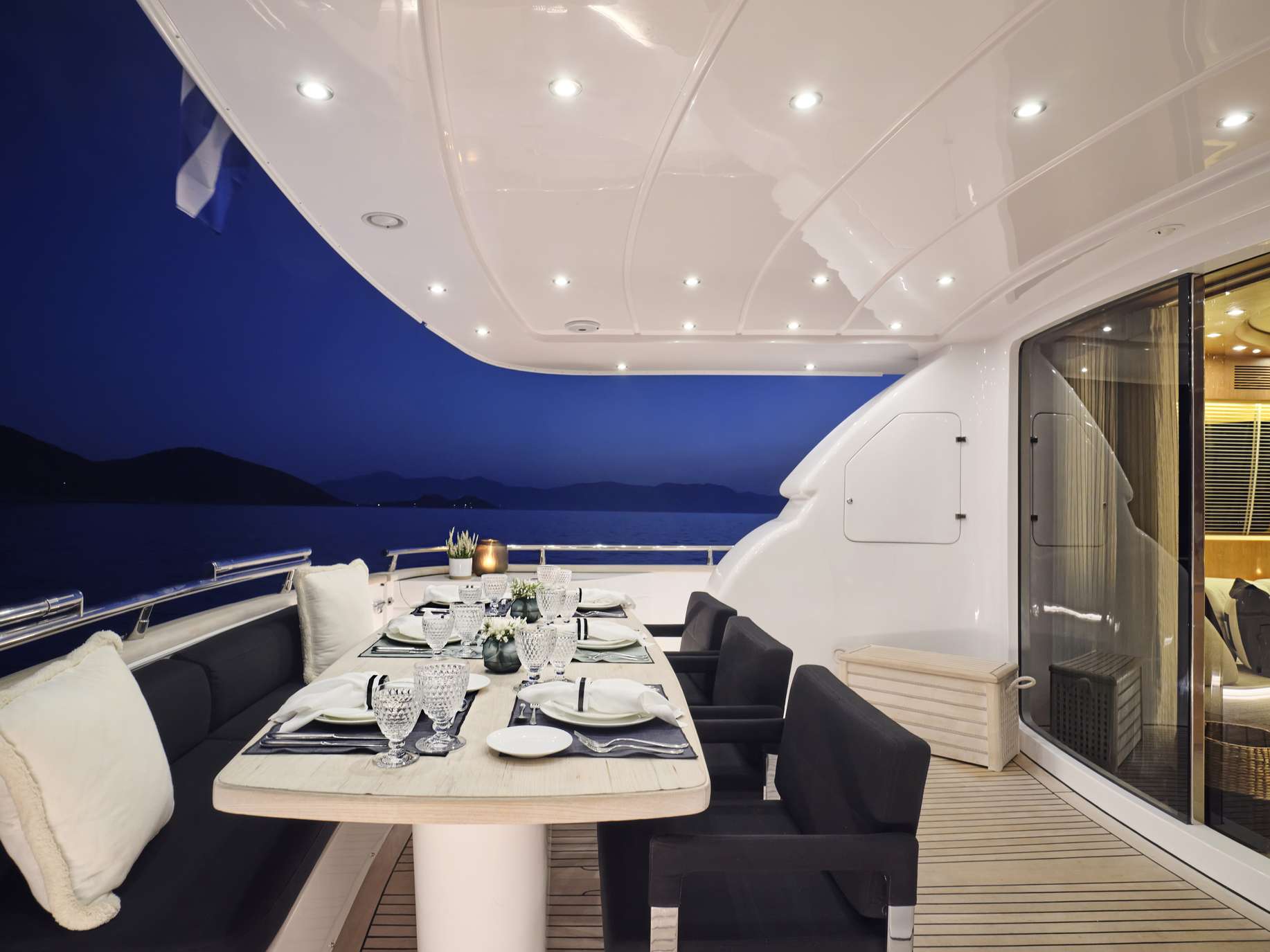 IRENE'S Yacht Charter - Aft Deck