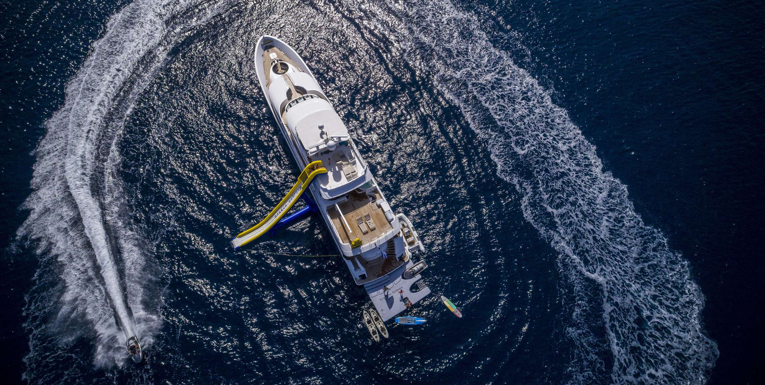 ENDLESS SUMMER Yacht Charter - Water Slide