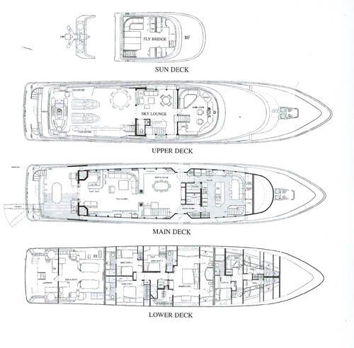 MURPHY'S LAW Yacht Charter - Murphy's Law Layout