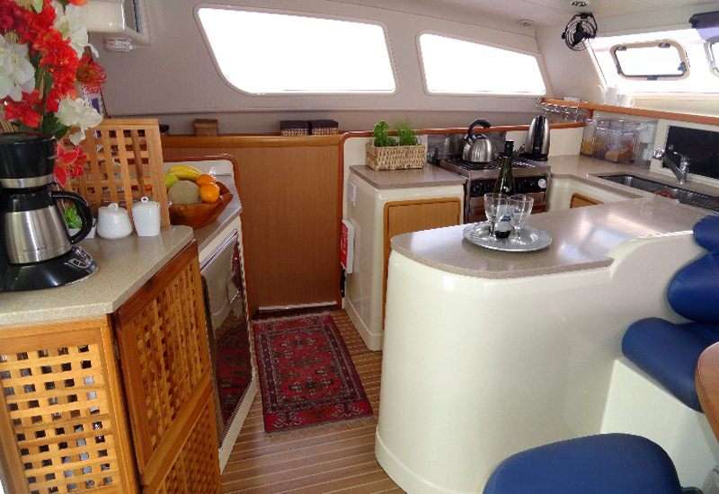 DREAMING ON Yacht Charter - Galley