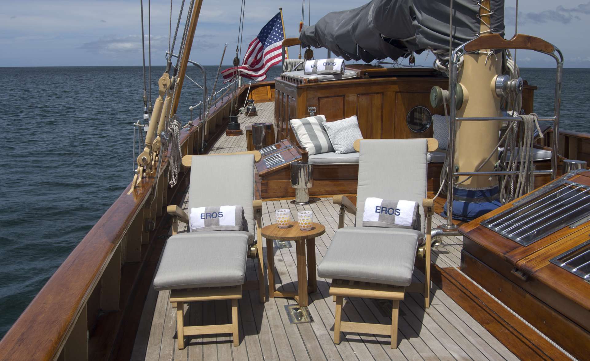 EROS Yacht Charter - EROS Deck chairs