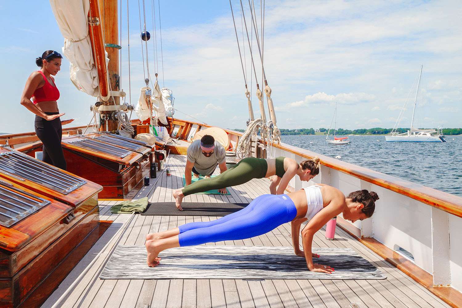 EROS Yacht Charter - Yoga on Deck