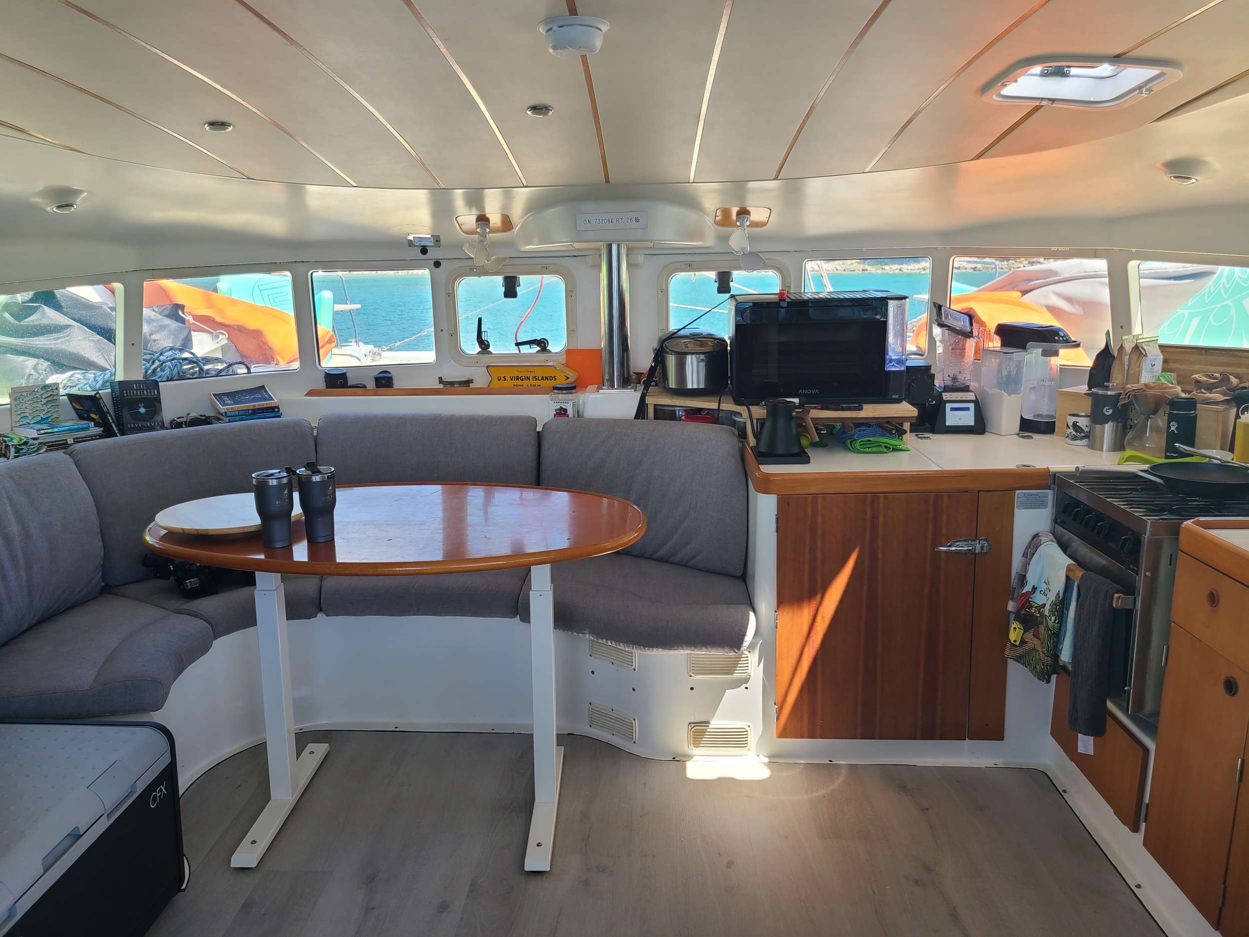 MIMBAW Yacht Charter - Where it all happens - the Galley