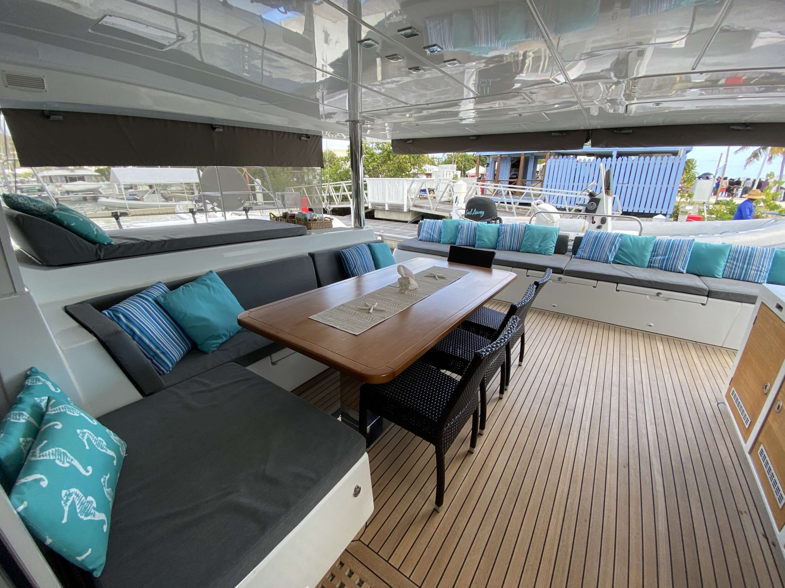 SAIL AWAY Yacht Charter - Direct access from the aft cabins to the cockpit