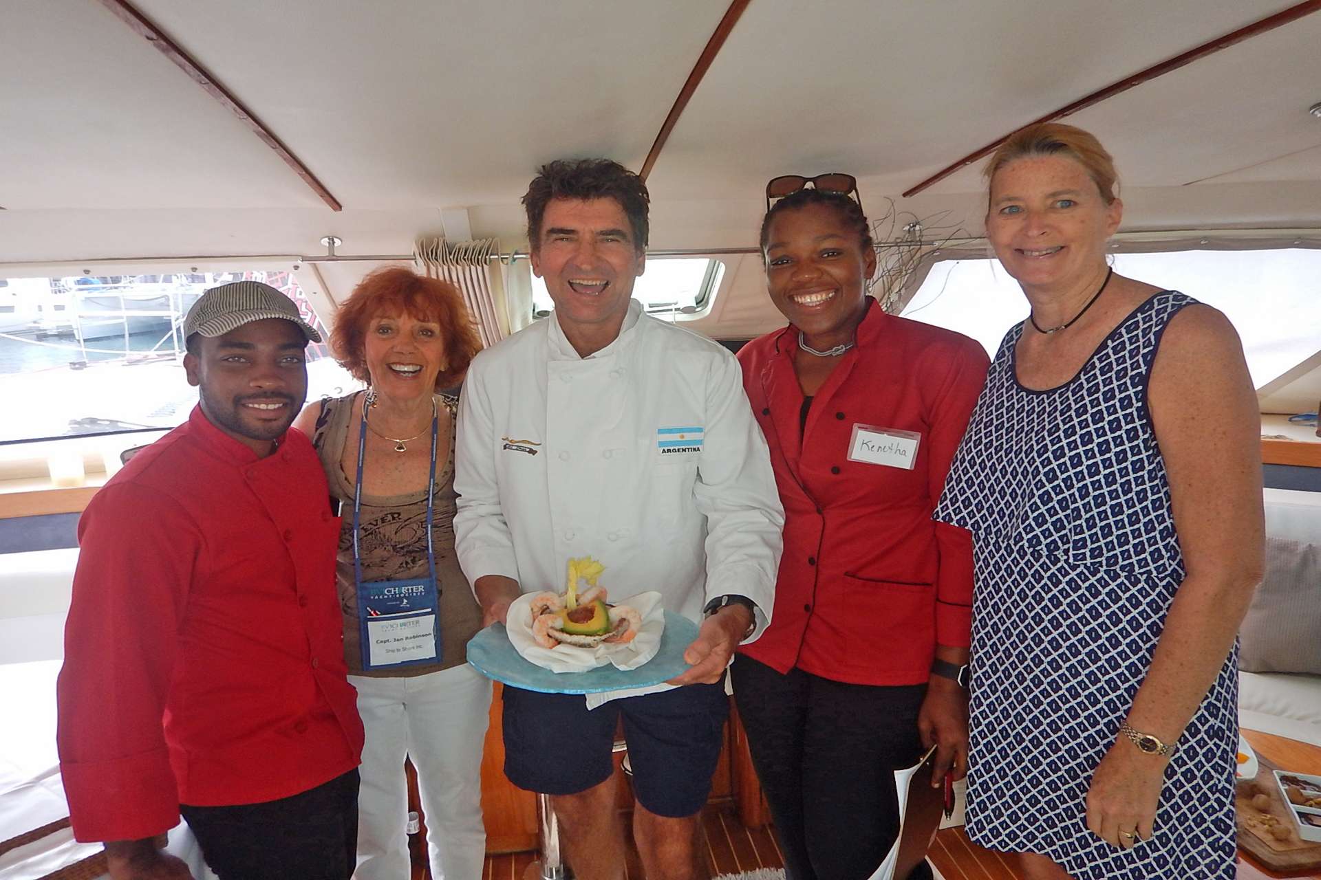 Captain/Chef Charly & Yacht Show Judges