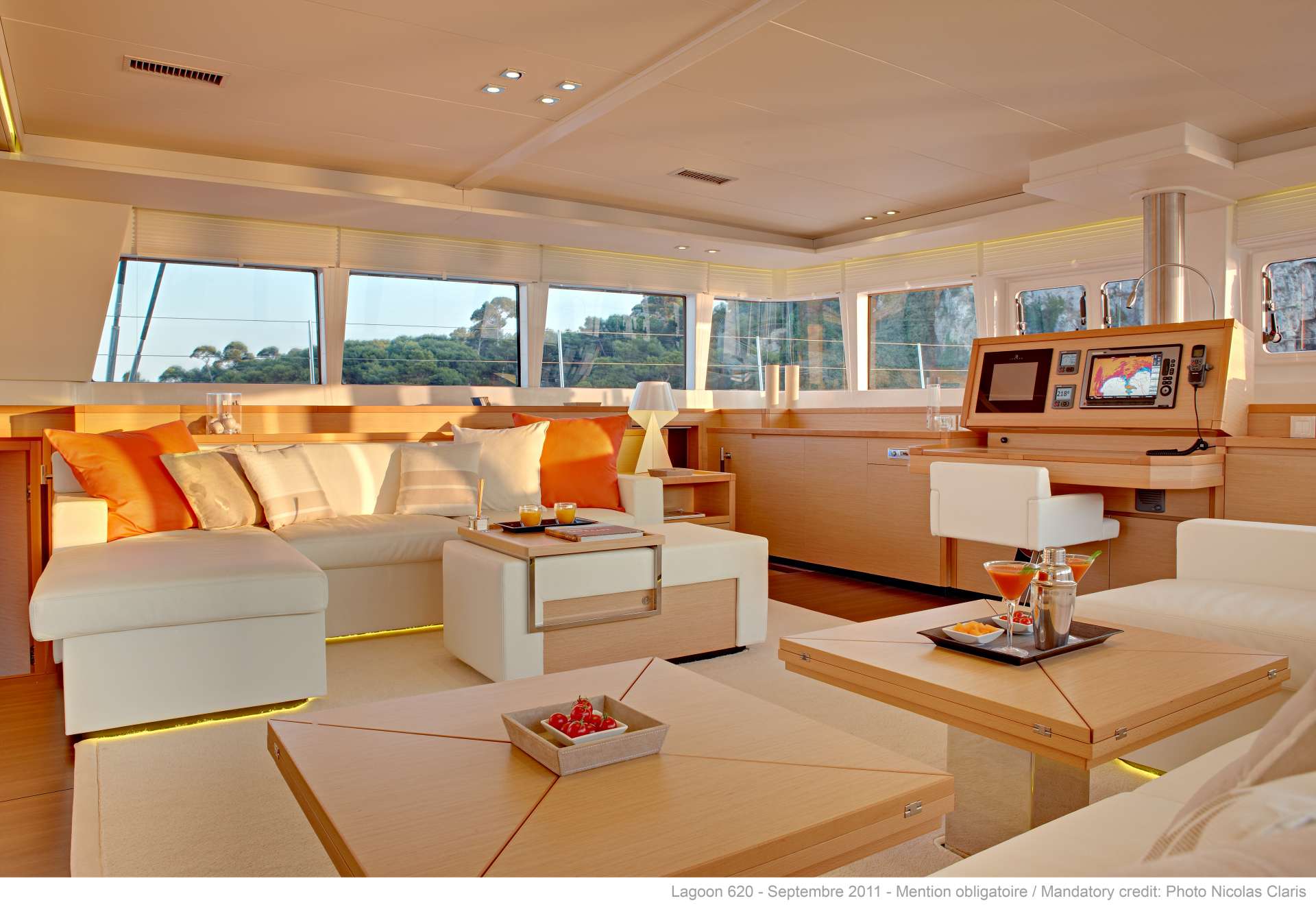 FIREFLY Yacht Charter - Salon
